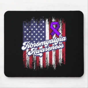Tapis De Souris Fibromyalgie Survivant Fier Guerrier 7