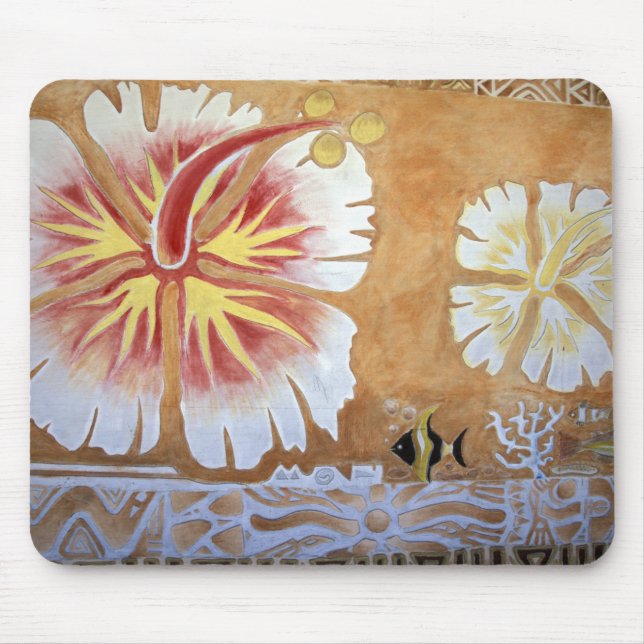 Tapis De Souris Fidji, art mural. (Devant)