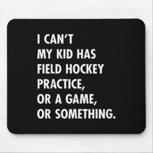 Tapis De Souris Field Hockey Maman Et Papa Pratiquent La Conceptio