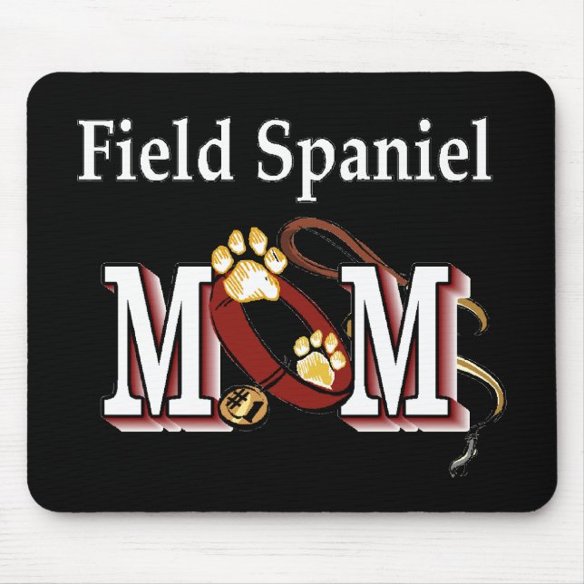 Tapis De Souris Field Spaniel Maman Cadeaux (Devant)