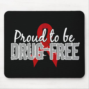 Tapis De Souris Fier d'être drogue libérez