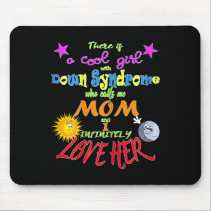 Tapis De Souris Fier Maman Du Syndrome De Down Fille