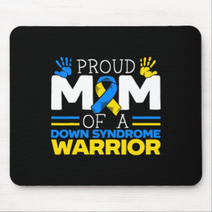 Tapis De Souris Fier Maman D'Un Guerrier Du Syndrome De Down Chrom