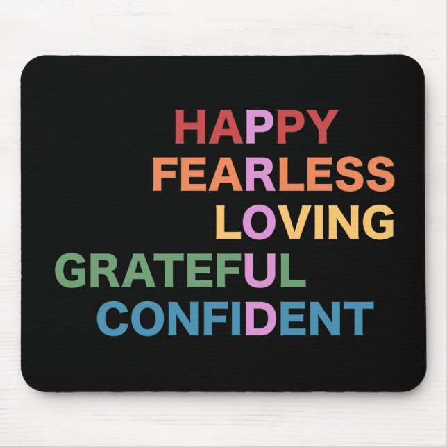 Tapis De Souris FIER Mousepad noir (Devant)