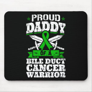 Tapis De Souris Fier Papa D'Un Bile Duct Cancer Guerriers Des Laur