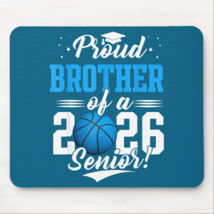 Tapis De Souris Fière Frère 2026 Basketball Senior Graphique Art