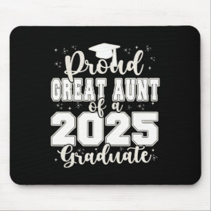 Tapis De Souris Fière Grande Tante D'Un Prom Diplômé De 2025 Senio