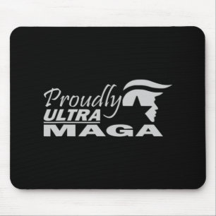 Tapis De Souris Fièrement Ultra Maga Trump Anti Joe Biden Ultra Ma