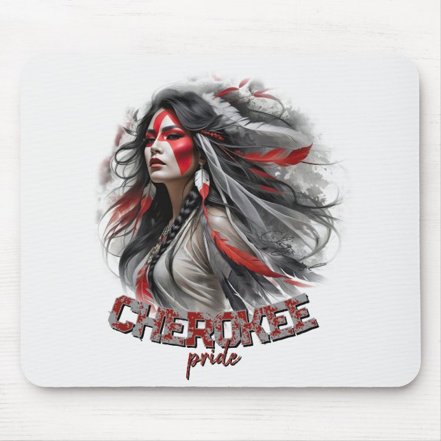 Tapis De Souris Fierté de Cherokee (Devant)