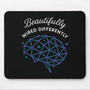 Tapis De Souris Fierté neurodivergente Acceptation Tdah Autisme Di
