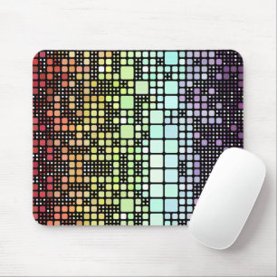 Tapis De Souris Fierté Neurogenre Géométrique Groovy Funky Rétro