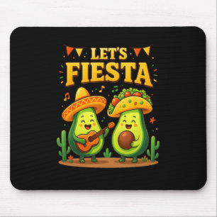Tapis De Souris Fiesta Mexicaine Cinco De Mayo Avocado Tacos D