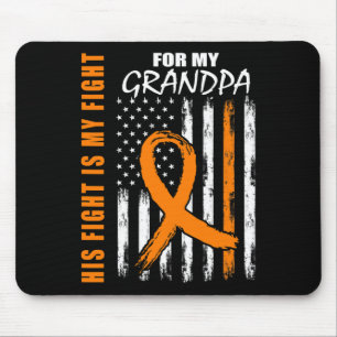 Tapis De Souris Fight Is My Fight Grand-pa Leukemia