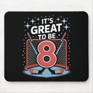 Tapis De Souris Filet et bâtons de hockey C'est génial d'avoir 8 a