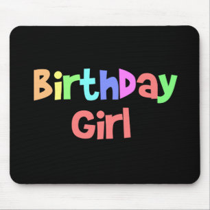 Tapis De Souris Fille d'anniversaire
