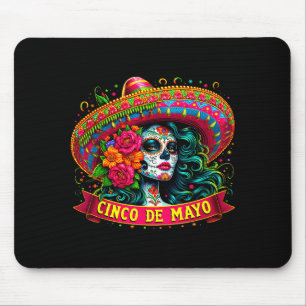 Tapis De Souris Fille de Cinco De Mayo Fête mexicaine 5 De Mayo _3