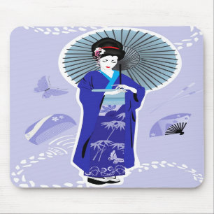 Tapis De Souris Fille de geisha Mousepad