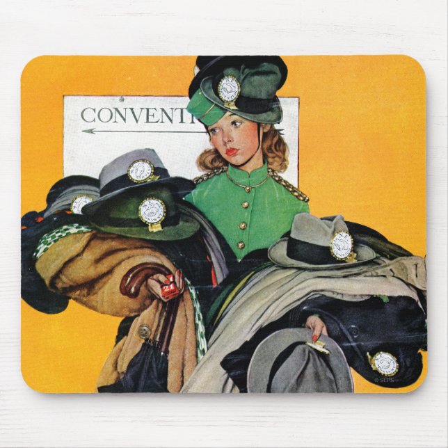 Tapis De Souris Fille de Hatcheck (Devant)