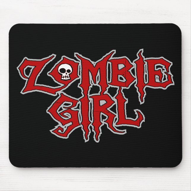 Tapis De Souris Fille de zombi (Devant)