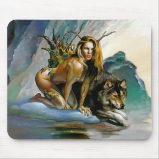 Tapis De Souris fille-loup