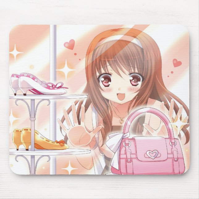 Tapis De Souris Fille Mousepad d'Anime d'achats (Devant)