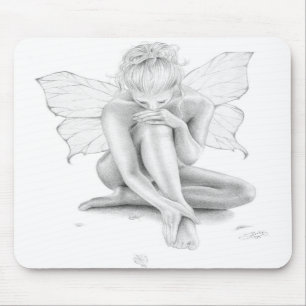 Tapis De Souris Fille Mousepad de papillon
