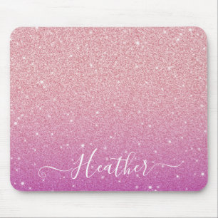 Tapis De Souris Fille Parties scintillant rose Mousepad