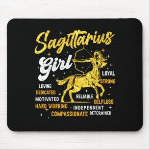 Tapis De Souris Fille Sagittaire Reine Femme Novembre Anniversaire