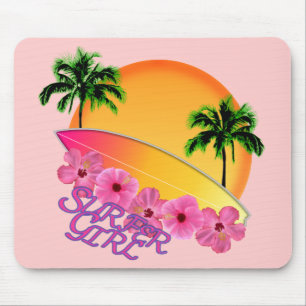 Tapis De Souris Fille surfeuse