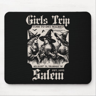 Tapis De Souris Filles Voyage Salem 1692 Ils Ont Manqué Une Sorciè