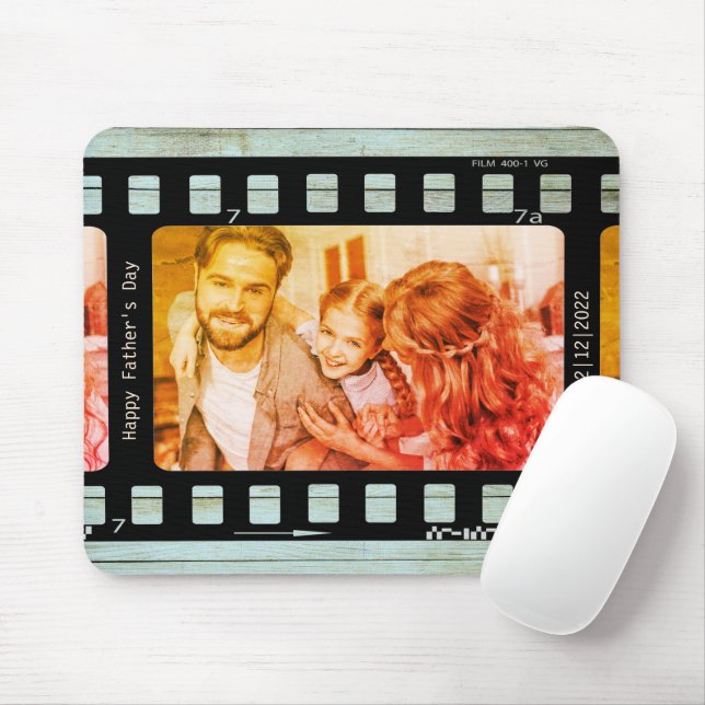 Tapis De Souris Film Négatif Votre Propre Image 35mm Film Papa Cad (Avec souris)