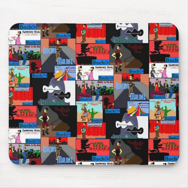 Tapis De Souris Filon de Broadway du Bock ! (Devant)