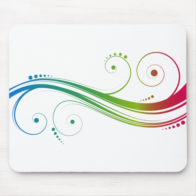 Tapis De Souris Fils colorés (Devant)