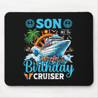 Tapis De Souris Fils du bateau de croisière d'anniversaire Bateau 
