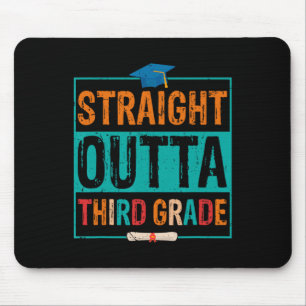 Tapis De Souris Fin de troisième année Vacances d'été Graduation
