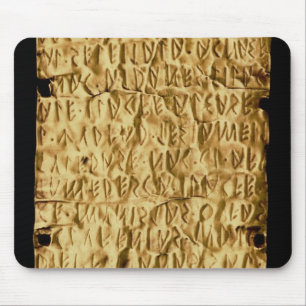 Tapis De Souris Fine couche d'or avec l'inscription "prolongée"