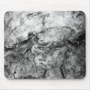 Tapis De Souris Finition en pierre de marbre blanche noire striée
