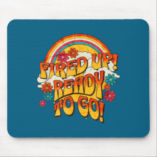 Tapis De Souris Fired Up, Ready To Go Obama Protest Chant T-shirt_