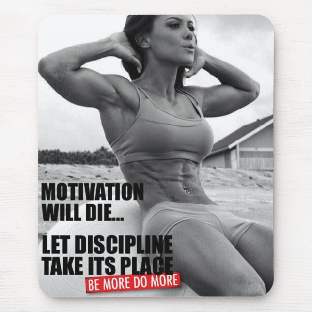 Tapis De Souris Fitness Motivationnelle (Devant)