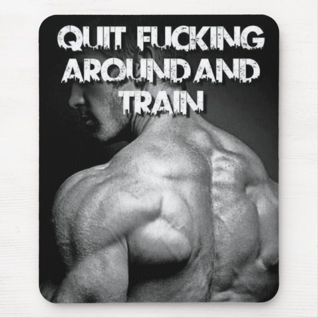Tapis De Souris Fitness Motivationnelle (Devant)