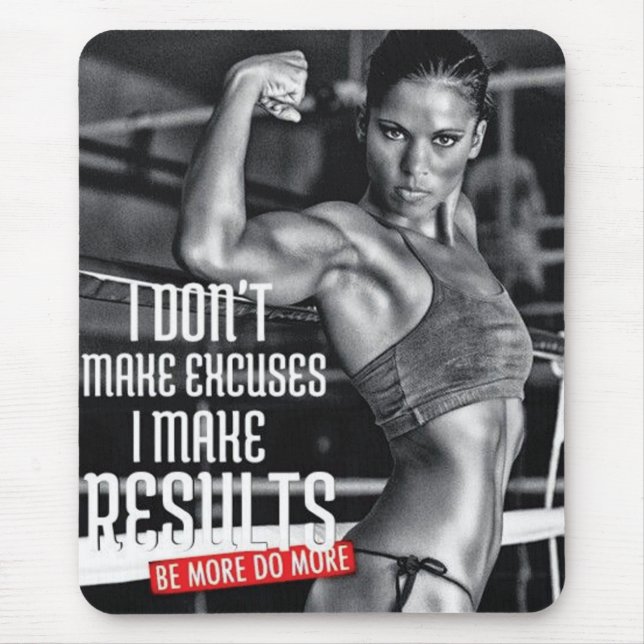 Tapis De Souris Fitness Motivationnelle (Devant)