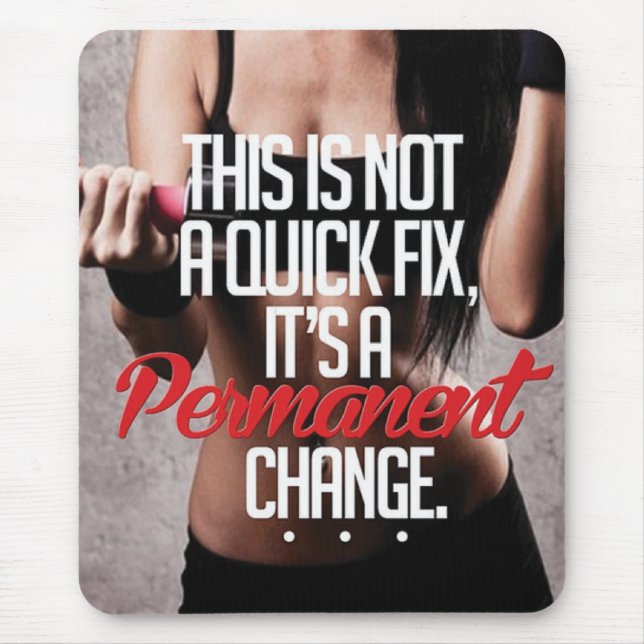 Tapis De Souris Fitness Motivationnelle (Devant)