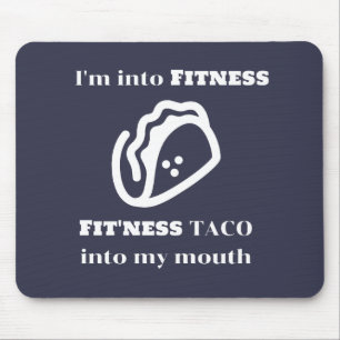 Tapis De Souris Fitness TACO Funny Sarcastique nouveauté Cadeau gr