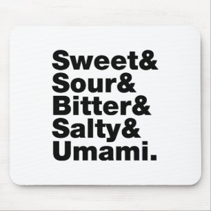 Tapis De Souris Five Basic Tastes