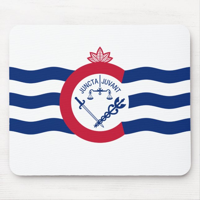 Tapis De Souris Flag of Cincinnati, Ohio Mouse Pad (Devant)