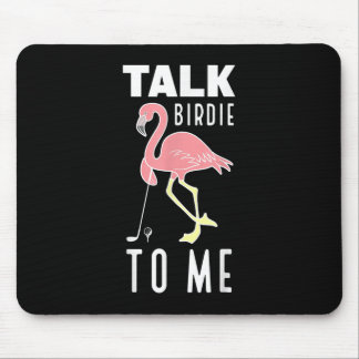 Tapis De Souris Flamant rose Jouer Golf Parler Birdie À Moi Golf F