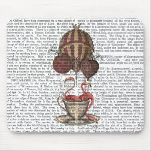 Tapis De Souris Flamants roses en Teacup