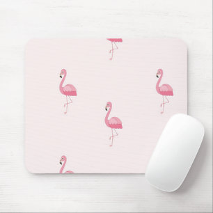 Tapis De Souris Flamingo à pied rose mou