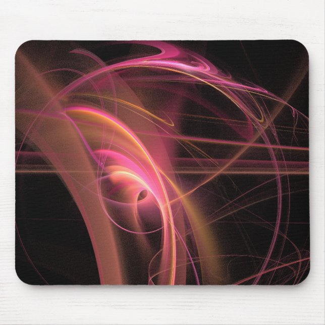 Tapis De Souris Flamme fractale Abstraite 03 (Devant)