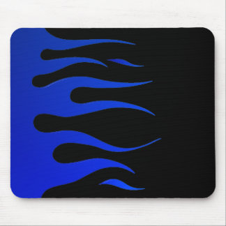 Tapis De Souris Flammes bleues Mousepad